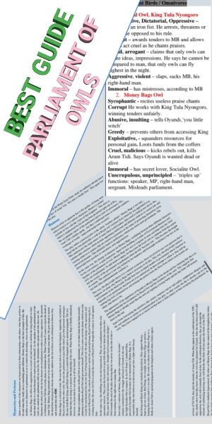 Parliament of Owls Guide Notes