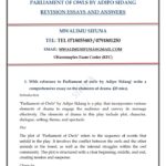 Parliament of Owls essays and answers set 1