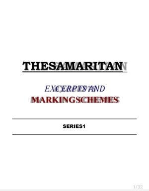The Samaritan Excerpts with answers