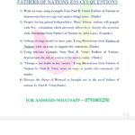 Fathers of Nations essays-free