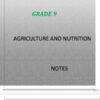 Agriculture grade 9 rationalised notes