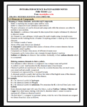 Grade 8 Integrated Science rationalised notes Term 1,2,3