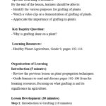 Grade 9 Rationalized Agriculture and Nutrition Lesson Plans Term 3