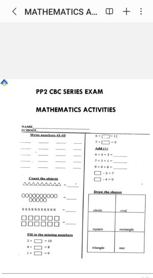 pp2 end term 2 2025 exams