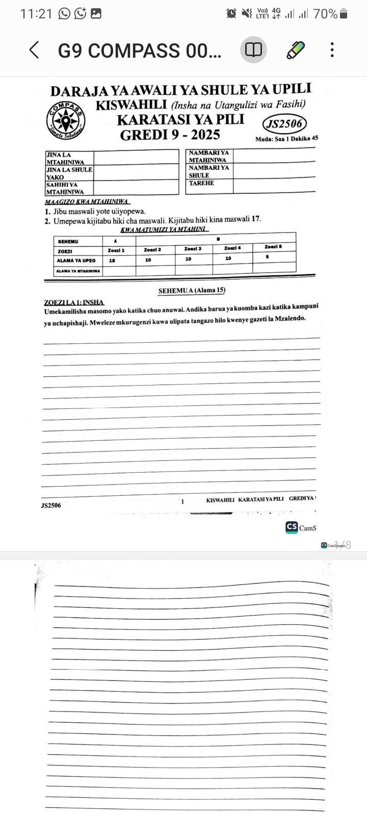 Compass JS2506 2025 grade 9 - Image 2