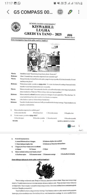 Compass 006 grade 5 2025