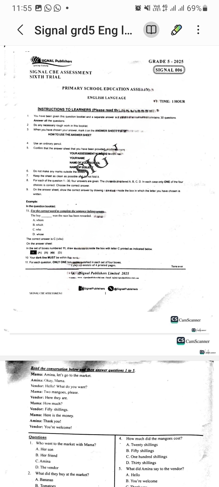 Signal 006 grade 5 2025 - Image 2