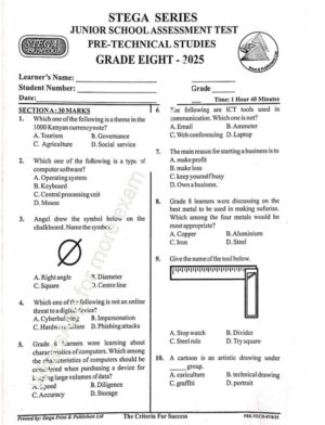 stega series print 007 grade 8
