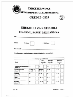 Targeter wings 007 grade 2 2025