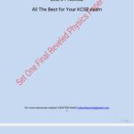 Kcse 2025 physics paper 3 practical final set one revealed prediction question papers and marking scheme