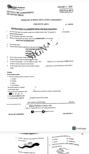 Signal 007 grade 5 2025