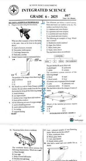 Compass Js2507 grade 6 2025