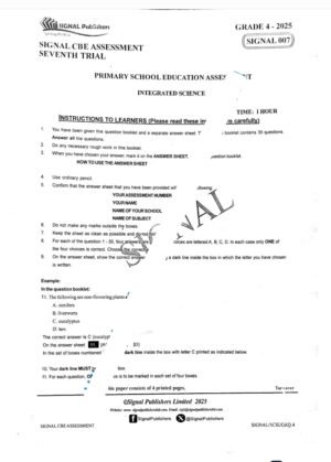 signal 007 grade 4 2025