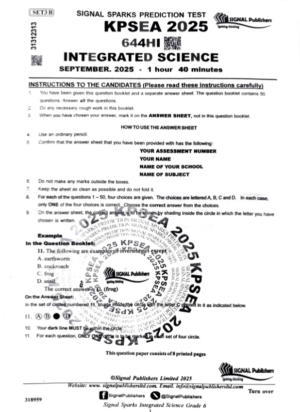 Signal Sparks prediction test kpsea set 3b