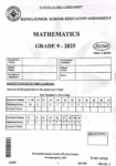 Compass js2509 grade 9 2025