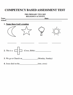 PP2 End term 3 exams 2025