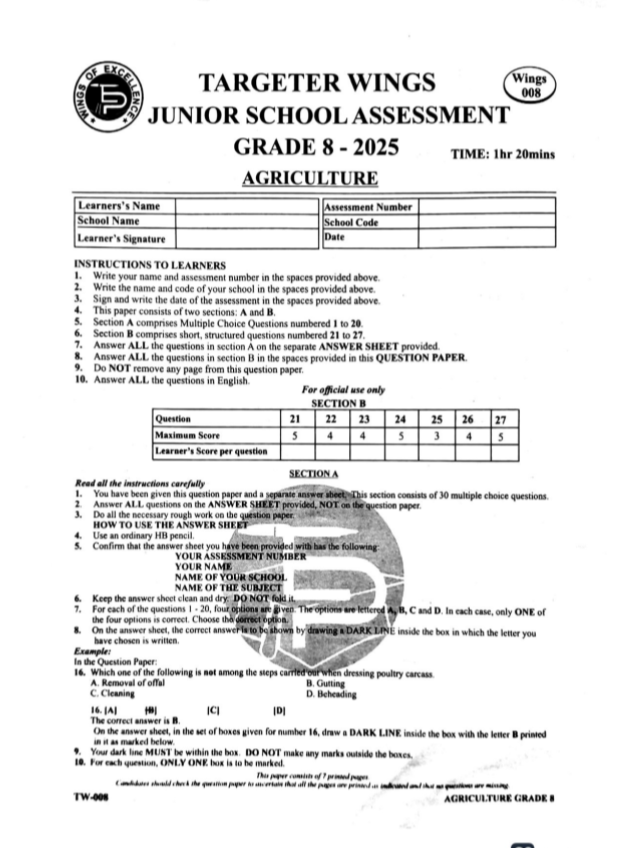 Targeter Wings 008 Grade 8 2025