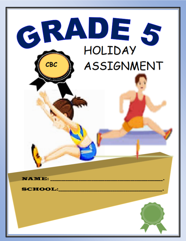 Grade 5 Holiday Assignment booklet term 3 2025