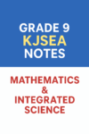Grade 9 Intergrated and maths notes (kjsea)