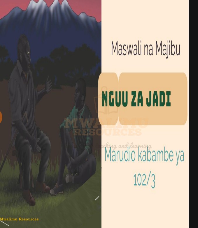 Maswali na majibu ya nguu za jadi
