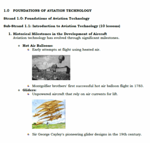 Grade 10 Aviation Technology Complete Notes