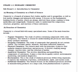 Grade 10 Chemistry Notes Term 1,2 and 3