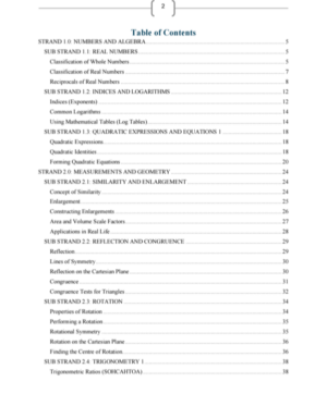 CBC Grade 10 Mathematics Notes term 1, 2,3