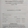 The Timer National series 001 2026 grade 4