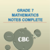 Mathematics grade 7 rationalized notes
