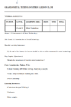 Metal technology Grade 10 lesson plan term 1