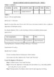 Home science Grade 10 lesson plan term 1