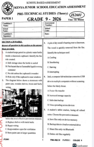 Compass Js2601 grade 9 2026