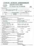 Golden Merit Grade 9 exams 2026