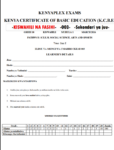 Grade 10 kiswahili na fasihi end Term 1 Exam 2026