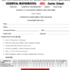 Grade 10 essential Mathematics exams end Term 1 2026