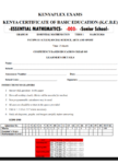 Grade 10 essential Mathematics exams end Term 1 2026