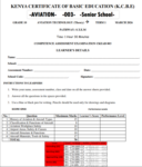 Grade 10 Aviation Technology End Term 1 Exam 2026