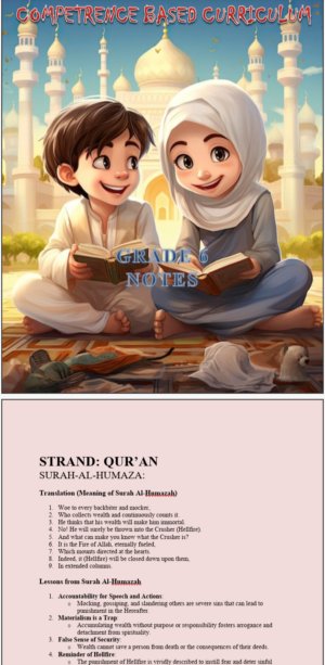 Ire Grade 6 CBC rationalized Notes