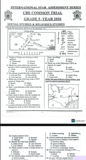 International star assessment Grade 5 2026 common trial 003