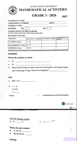Compass 003 grade 3 2026 fullset
