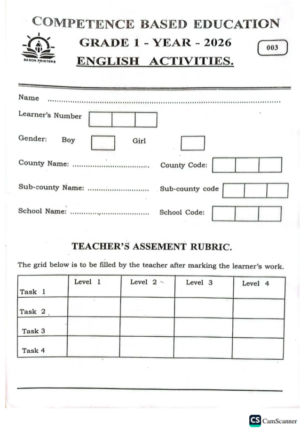 Sason 003 Grade 1 2026