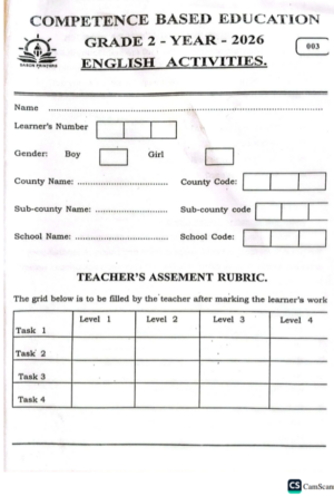 Sason 003 Grade 2 2026