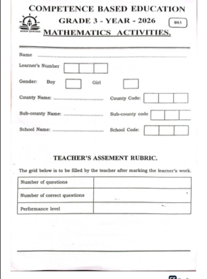 Sason 003 Grade 3 2026