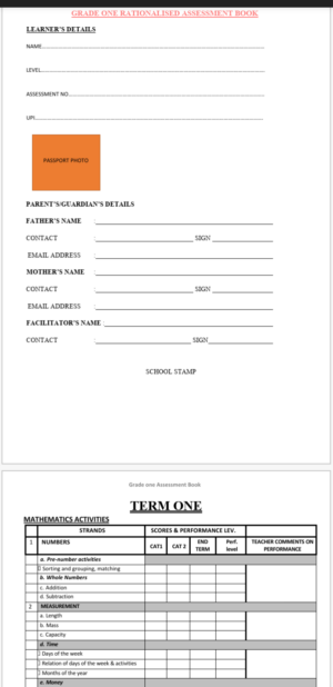 Grade 1 April Holiday Assignment Booklet 2026