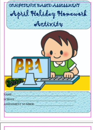 Pp1 April Holiday Assignment Booklet 2026