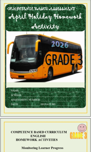 Grade 3 April Holiday Assignment Booklet 2026