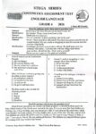 Stega 003 grade 6 2026 exams with Marking schemes