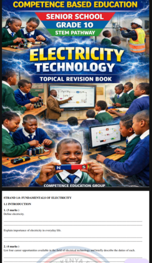 Grade 10 Electricity Technology Topical revision Booklet with Answers