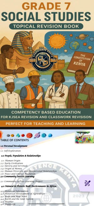 Grade 7 Social studies topical revision booklet with answers