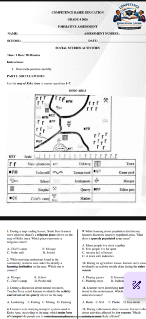 Grade 4 opener term 2 exams 2026